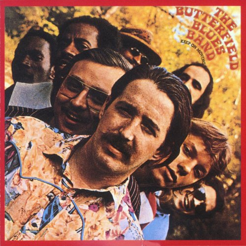 Album cover for The Paul Butterfield Blues Band, featuring group portrait.
