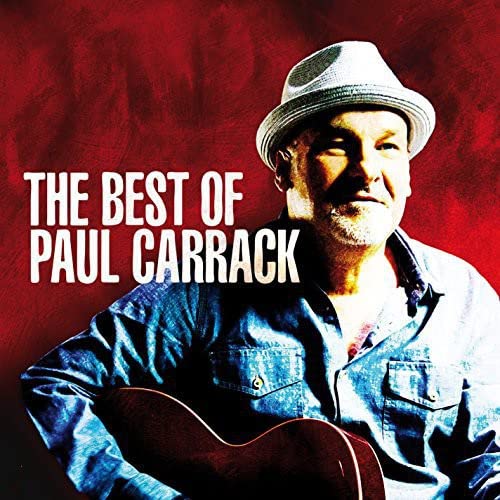Paul Carrack album cover featuring a portrait of the singer with a guitar.