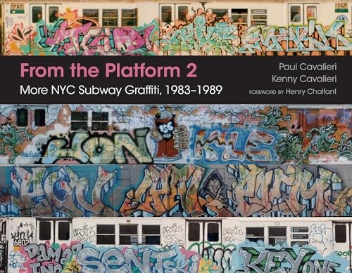 Book cover featuring colorful NYC subway graffiti from 1983-1989.
