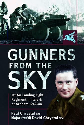 Book cover: soldiers with artillery, titled “Gunners from the Sky,” 1942-44.