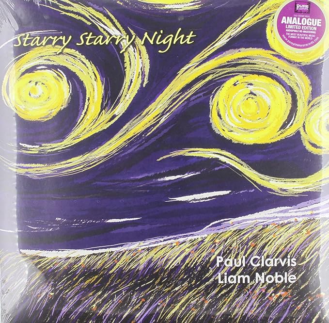 Vinyl cover art featuring a Van Gogh-style swirling night sky with yellow stars.