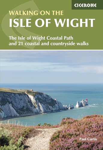 Book cover showing white cliffs and the Needles lighthouse on the Isle of Wight.