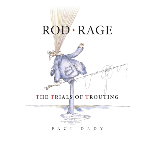 Book cover: cartoon of a frustrated angler with a bent fishing rod.