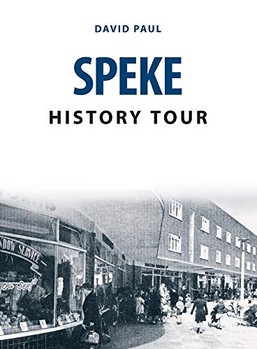 Book cover for “Speke History Tour” featuring a vintage street scene.