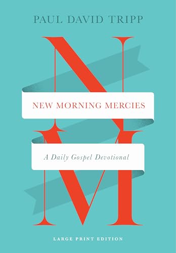 Book cover with large red letters "NM" and title "New Morning Mercies".