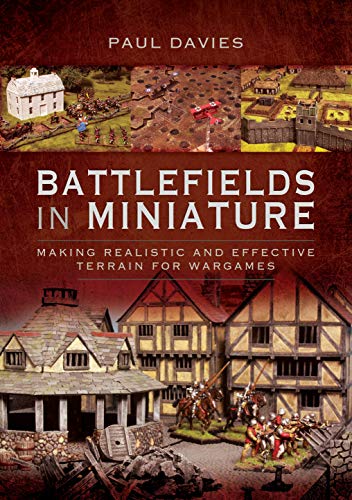 Book cover depicting miniature wargame terrain and historical buildings.