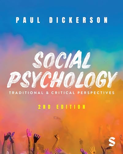 Book cover for "Social Psychology" with colorful crowd background.