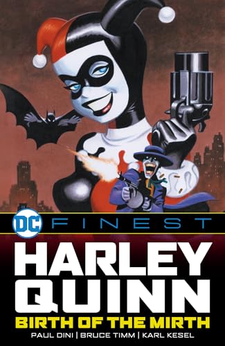 Harley Quinn comic book cover featuring the character with a gun.