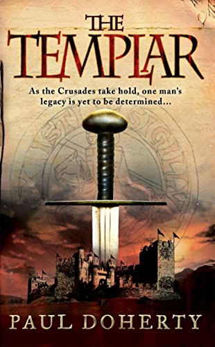 Book cover: "The Templar" with a sword, castle, and stormy sky.
