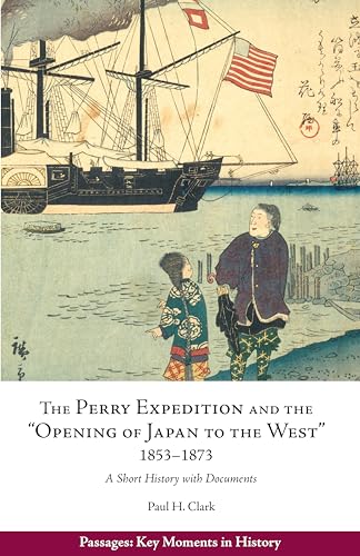 Book cover featuring a Japanese woodblock print of a steamship and two figures.