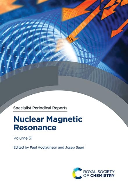 Book cover for “Nuclear Magnetic Resonance, Volume 51” with abstract design.