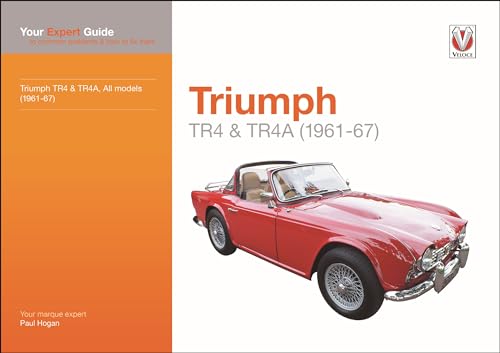 Book cover featuring a red Triumph TR4 sports car, 1961-67.