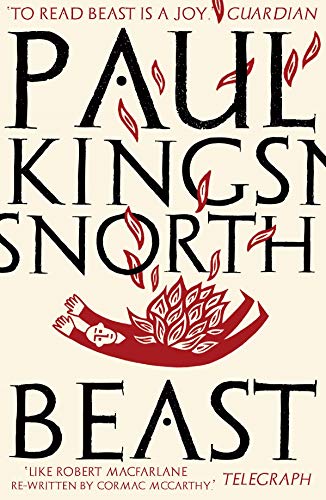 Book cover: red and black design, author Paul Kingsnorth, title "Beast".