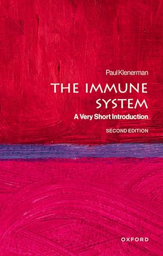 Red book cover with white text: "The Immune System: A Very Short Introduction.