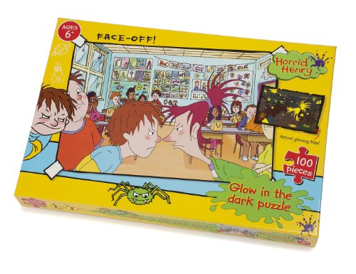 Horrid Henry 100-piece puzzle box depicting a classroom scene and characters.