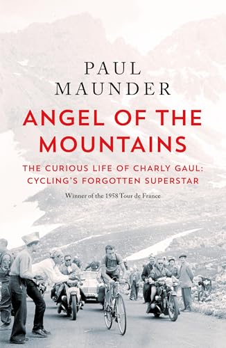 Book cover featuring a cyclist on a mountain road with text overlay.