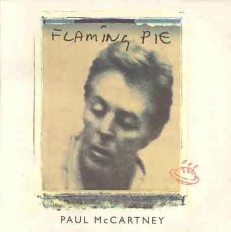 CD cover for Paul McCartney’s “Flaming Pie” featuring a portrait of McCartney.