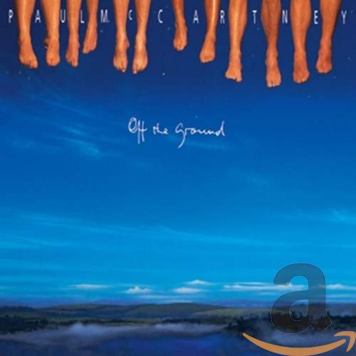 Album cover for Paul McCartney’s “Off The Ground” with legs and sky.