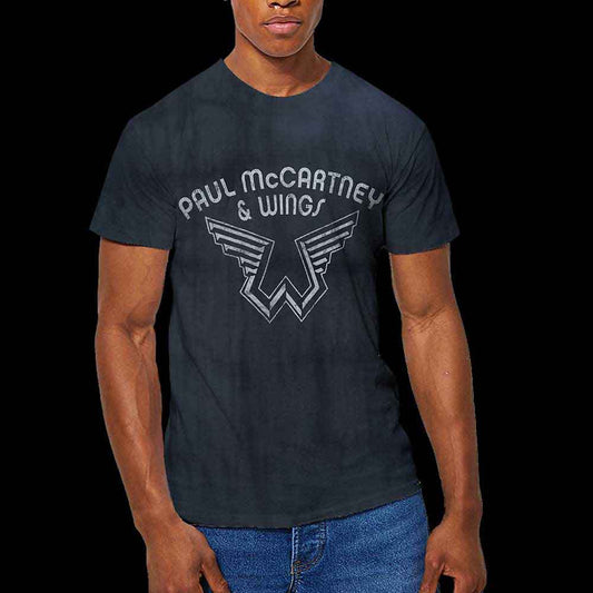 Dip-dye t-shirt with Paul McCartney logo, size XX-Large.