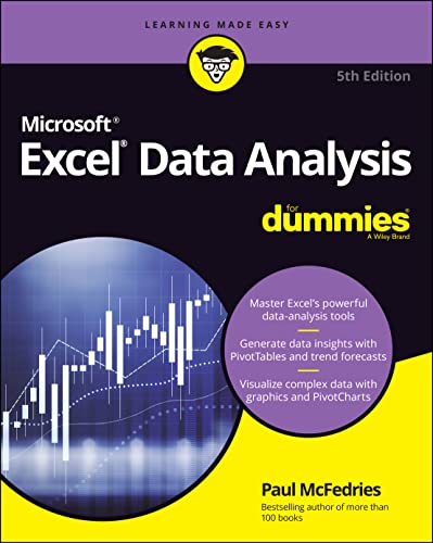 Book cover for “Excel Data Analysis For Dummies,” 5th Edition.
