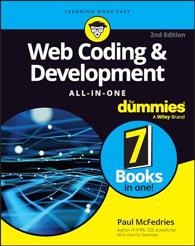 Book cover: "Web Coding & Development All-in-One For Dummies," 2nd edition.