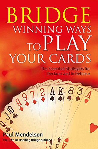 Book cover for "Bridge: Winning Ways to Play Your Cards" with playing cards.
