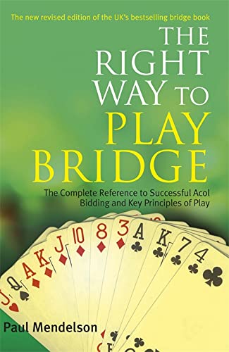 Book cover: "The Right Way to Play Bridge" with playing cards.