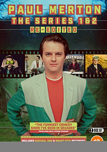 DVD cover for "Paul Merton: Series 1 & 2" featuring the comedian.