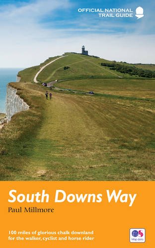 Book cover depicting a coastal path with white cliffs and a lighthouse.