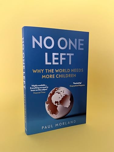 Book cover: “No One Left,” featuring Earth and blue gradient background.
