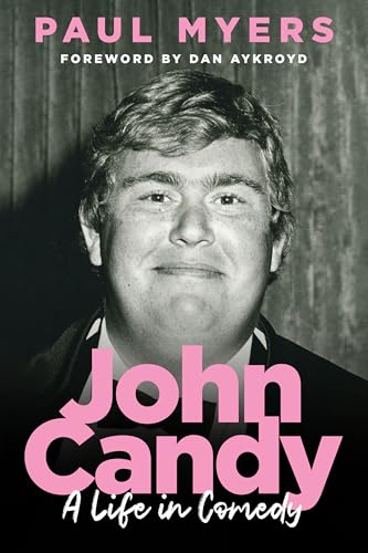 Book cover featuring a portrait of comedian John Candy.