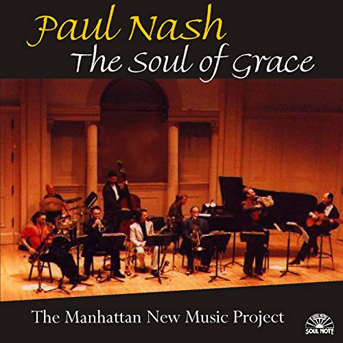 CD cover: jazz ensemble performing on stage, warm lighting.