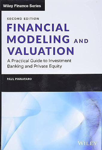 Book cover: "Financial Modeling and Valuation," second edition, by Paul Pignataro.