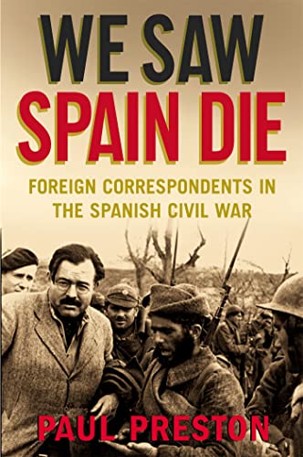 Book cover: “We Saw Spain Die” with a wartime photograph.