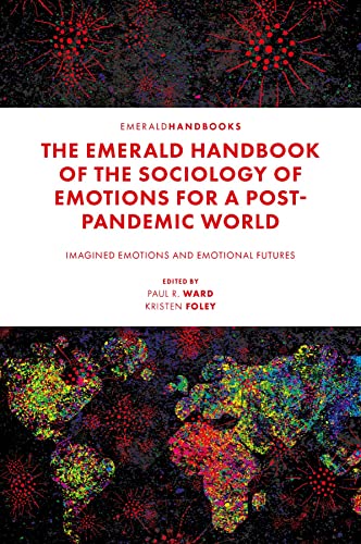 Book cover: "The Emerald Handbook of the Sociology of Emotions," with colorful world map.