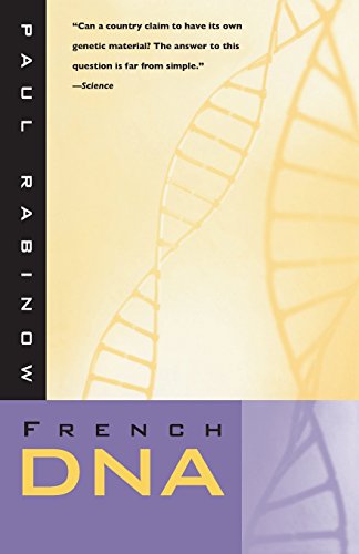Book cover: “French DNA” with a DNA double helix illustration.