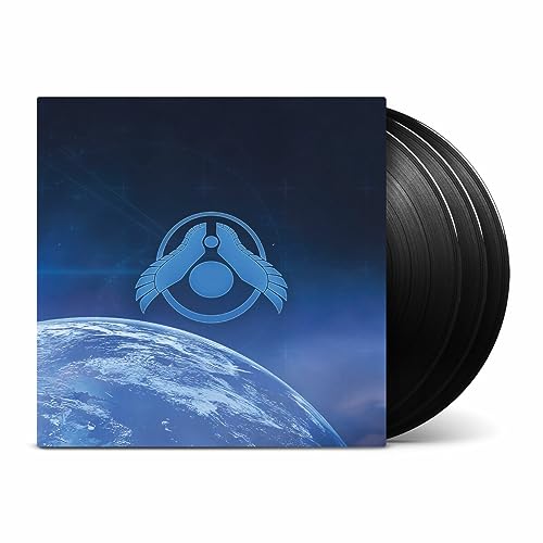 Homeworld 2 Remastered soundtrack vinyl record with blue planet cover art.