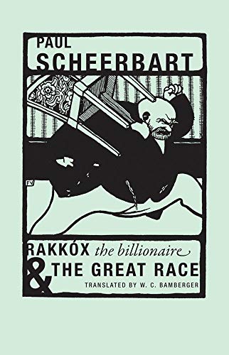 Book cover: black and white illustration of a man in a car.