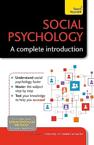 Book cover for Social Psychology: A Complete Introduction with a network diagram illustration.