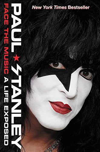 Book cover featuring Paul Stanley of KISS in full makeup.