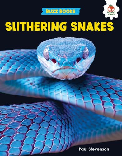 Book cover featuring a close-up of a blue snake’s head and scales.