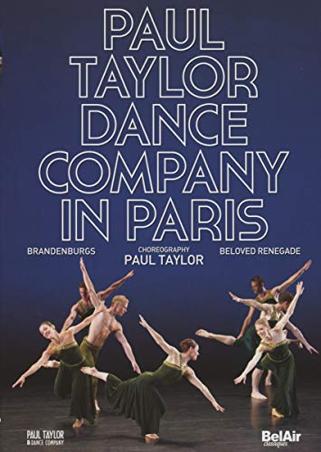 DVD cover for Paul Taylor Ballet Company In Paris, dancers performing.