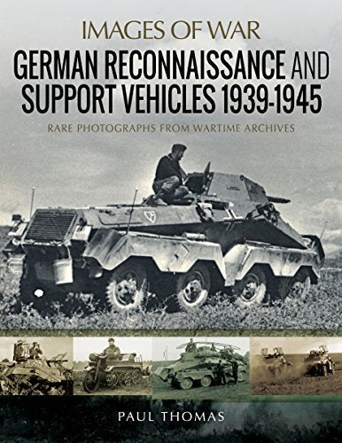 Book cover featuring a black and white photograph of a German armored vehicle.