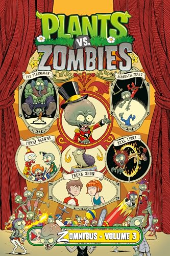 Plants vs. Zombies Zomnibus Volume 3 cover with zombies and plants.