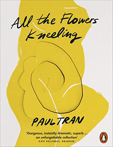Book cover with yellow brushstrokes and black line drawing of a face.