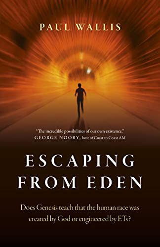 Book cover with title and barcode, possibly featuring Eden or extraterrestrial themed artwork.