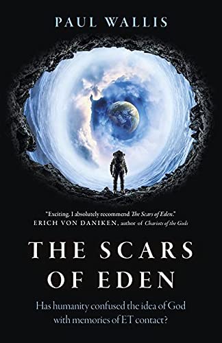 Book cover: Earth viewed from a cave, a lone figure standing within.