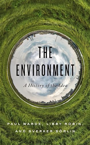 Book cover: “The Environment” with a circular cityscape and green grass.