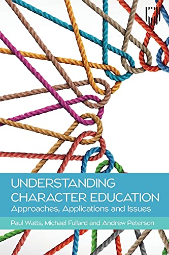 Book cover with colorful knotted ropes and title "Understanding Character Education".