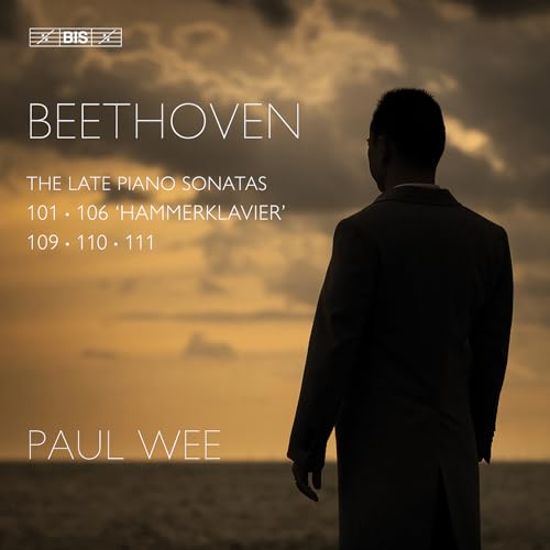 CD cover featuring pianist Paul Wee against a cloudy, golden landscape.